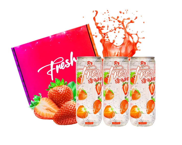 Fresh Strawberry 3-pakning